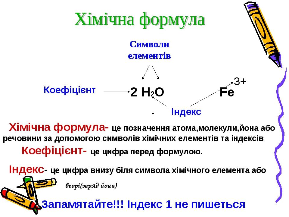 Хімічна формула це: визначення, значення та приклади формул