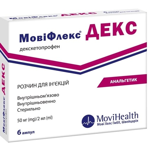 Для чого призначений Мовіфлекс Декс: основне застосування препарату
