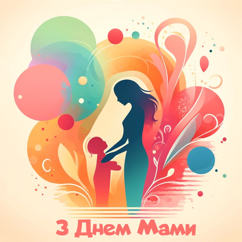 З Днем Мами! Картинка для привітання