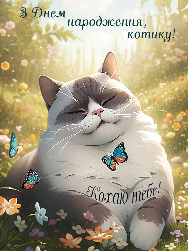 привітання з днем народження коханому чоловіку, з днем народження котику