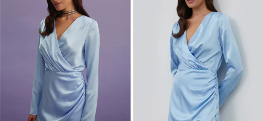 Блакитне плаття — символ ніжності, що не втрачає актуальності